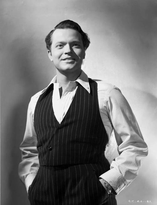 Orson Welles in Vest , from The Wild Ones collection-PurePhoto