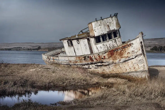Point Reyes Shipwreck - Inverness, by Steven Castro-PurePhoto