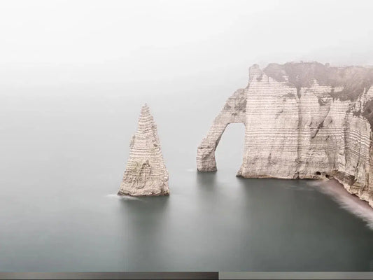 Porte d'Aval Arch and L'Aguille - Étretat, France, by Steven Castro-PurePhoto