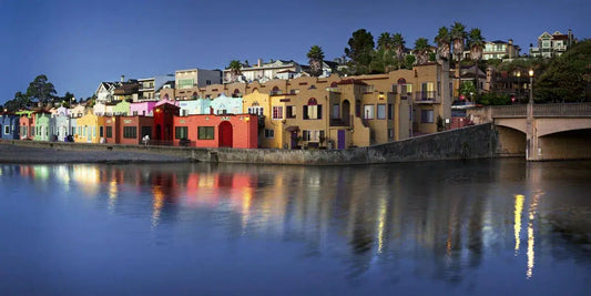 Pre-Dawn Venetian Court - Capitola, by Steven Castro-PurePhoto
