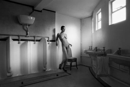 S in men's room, Burgh Island, 1990, by Ivo Von Renner-PurePhoto