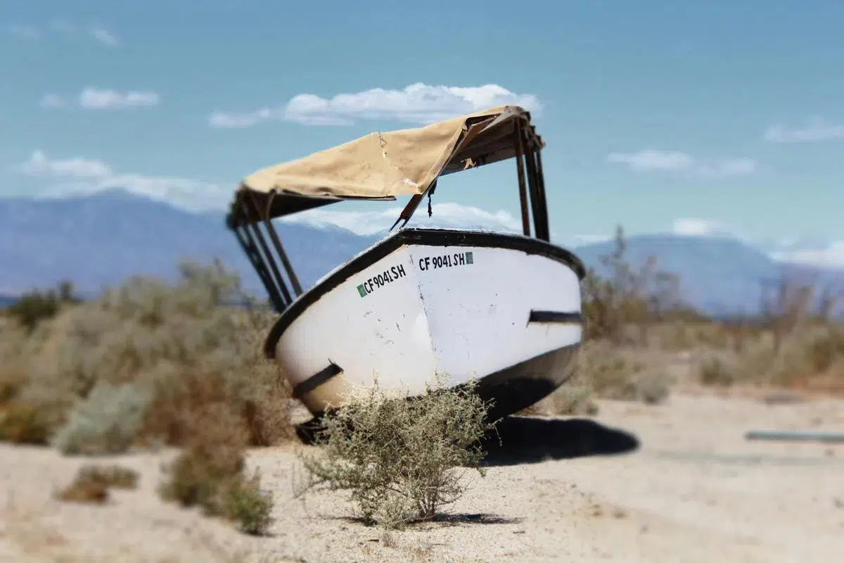 Salton Sea Boat, by Curtis Speer-PurePhoto
