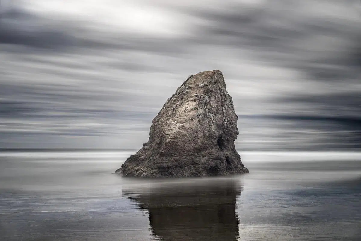 Seaside Creek Rock Study 1 - Mendocino, by Steven Castro-PurePhoto