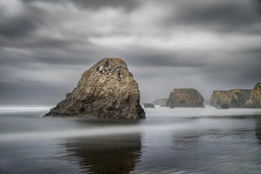 Seaside Creek Rock Study 2 - Mendocino, by Steven Castro-PurePhoto