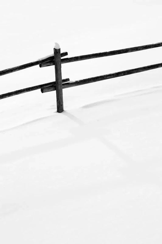 Snow Fence 2, by Joel Lavold-PurePhoto