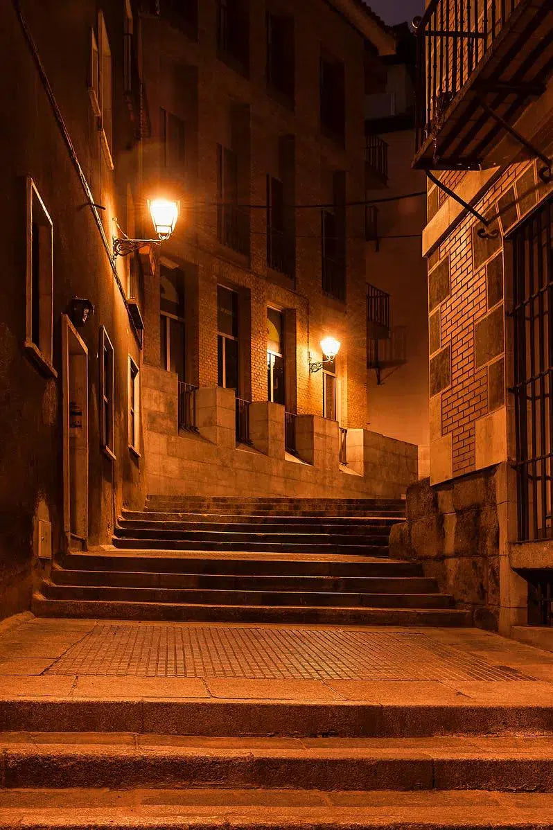 Steps, Madrid Spain, by John Greim-PurePhoto
