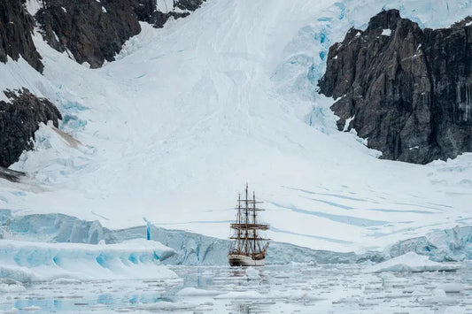 Tall Ship Bark Europa in Antarctica, by Jan Erik Waider-PurePhoto