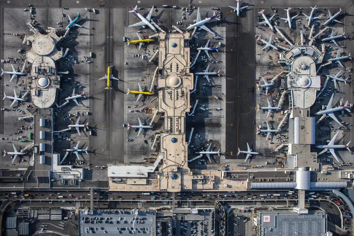Terminals 4, 5, 6, LAX, by Mike Kelley-PurePhoto
