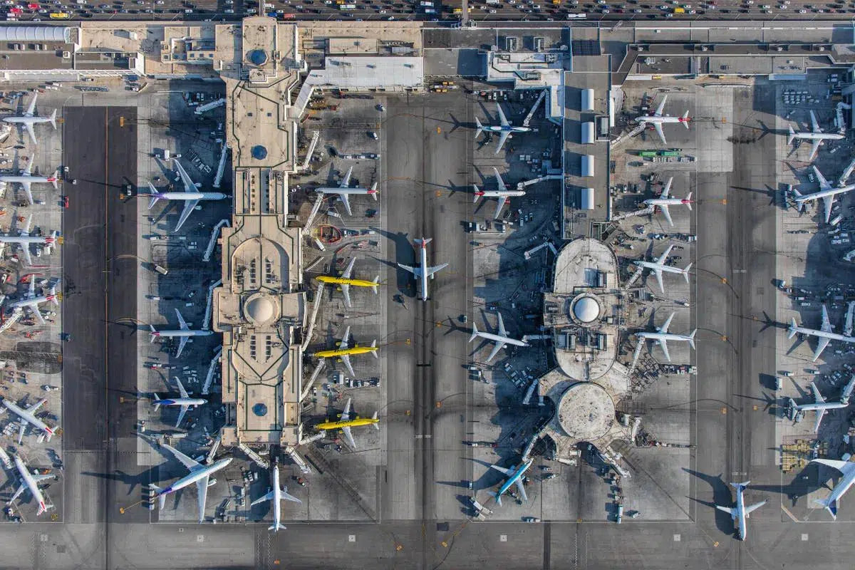 Terminals 5 and 6, LAX, by Mike Kelley-PurePhoto