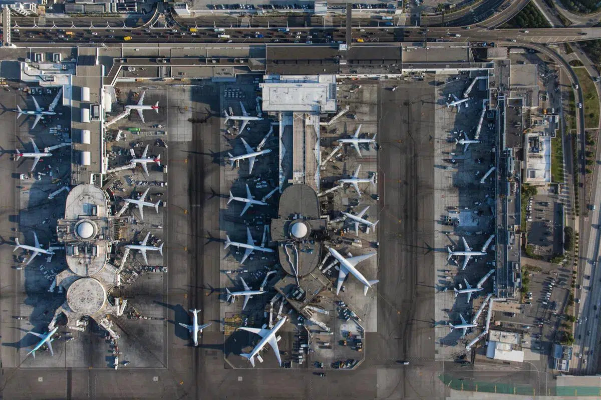 Terminals 6, 7, 8, LAX, by Mike Kelley-PurePhoto