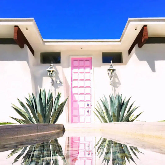 The Real Pink Door of Palm Springs, by Kelly & Fred-PurePhoto