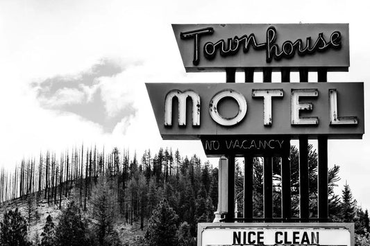 Townhouse Motel Nice Clean, by Jeremy Brooks-PurePhoto
