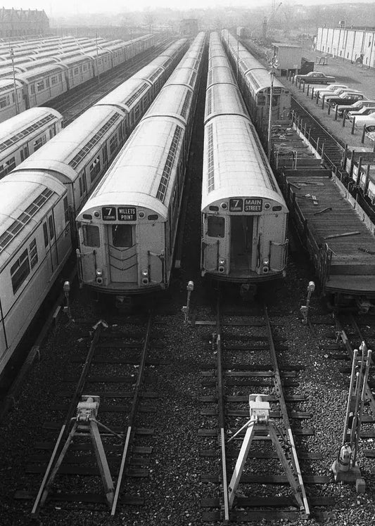 Yard of Trains, by Raymond Martinot-PurePhoto